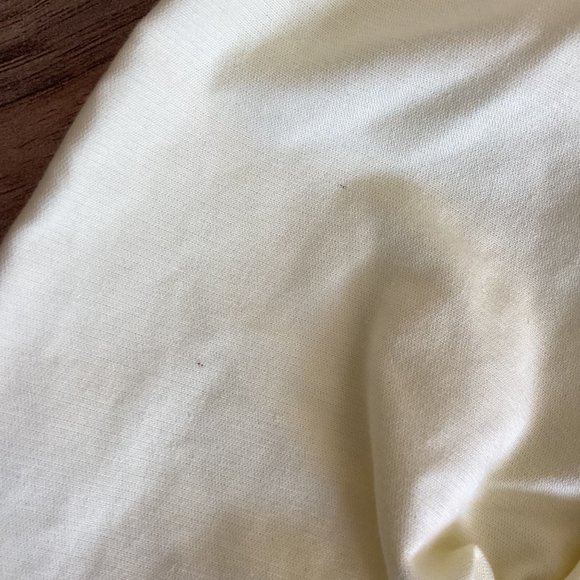 Gap Cotton Canvas Double Breasted Jacket Pale Yellow Size Medium - Picture 9 of 10